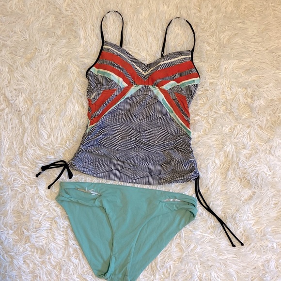 Prana Swim Set or Top Small Cami & Medium Bottom Bikini (2 Piece Full Coverage) - Picture 1 of 2